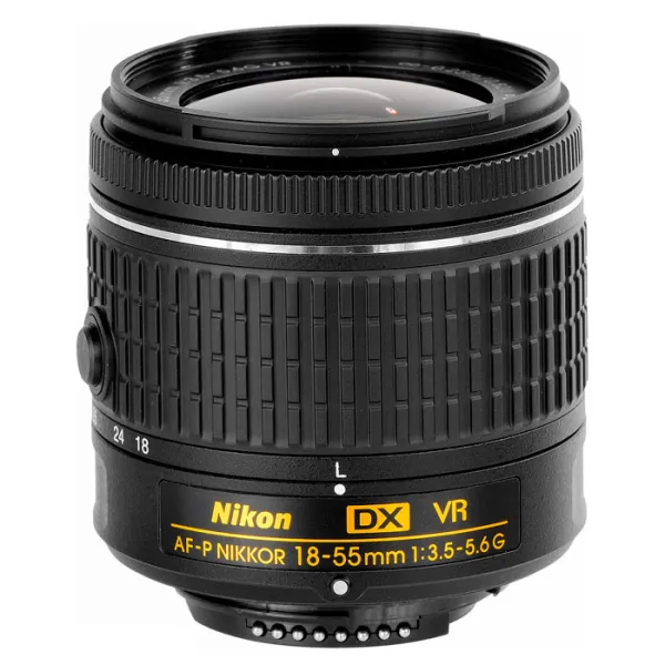 Obiectiv Nikon NIKKOR AF-P DX 18-55mm f/ 3.5-5.6G VR Black photo 3