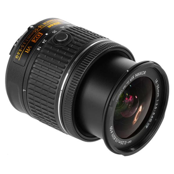 Obiectiv Nikon NIKKOR AF-P DX 18-55mm f/ 3.5-5.6G VR Black photo 4