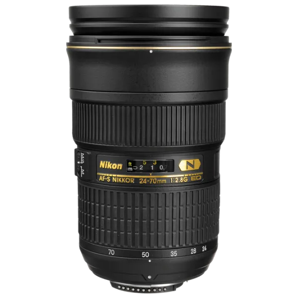 Объектив Nikon NIKKOR AF-S 24-70mm f/ 2.8G ED Черный photo 2