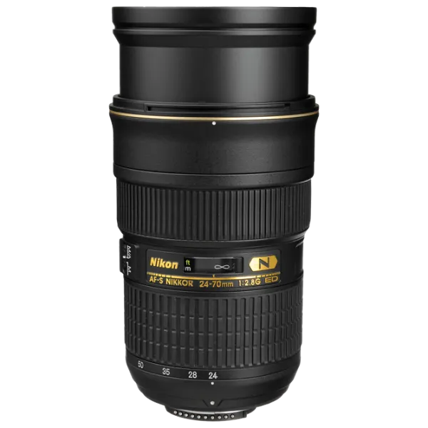 Объектив Nikon NIKKOR AF-S 24-70mm f/ 2.8G ED Черный photo 3