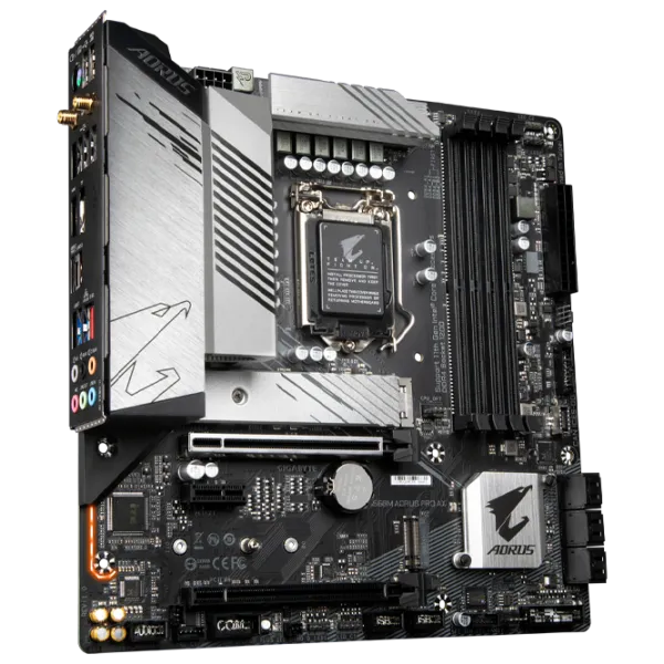Placă de bază Gigabyte B560M AORUS PRO AX mATX/ Intel B560 photo 2