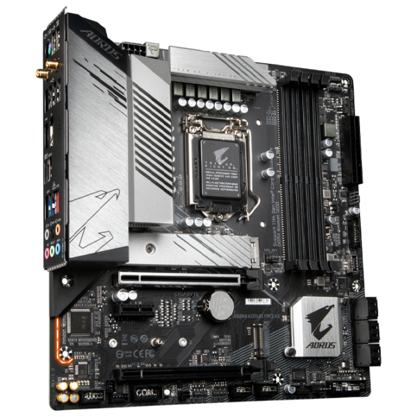 Placă de bază Gigabyte B560M AORUS PRO AX mATX/ Intel B560 photo 2