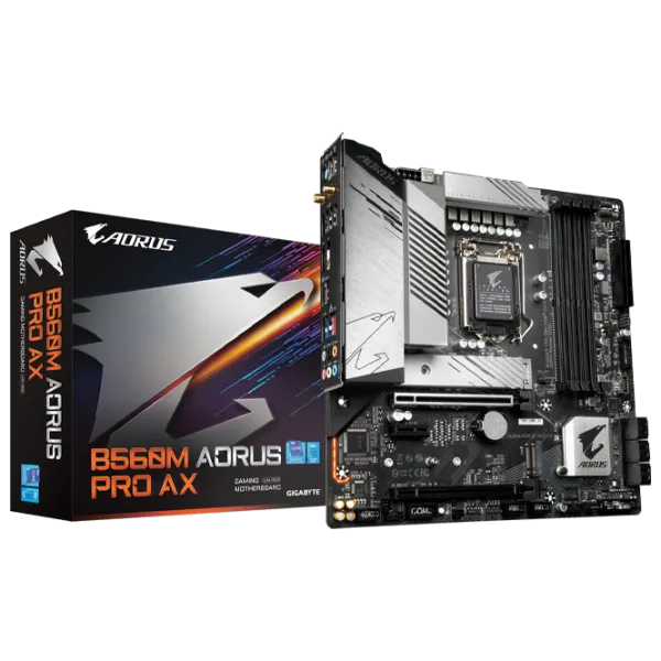 Placă de bază Gigabyte B560M AORUS PRO AX mATX/ Intel B560 photo 5