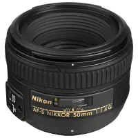 Объектив Nikon Nikkor AF-S 50mm f/ 1.4G Черный photo 2