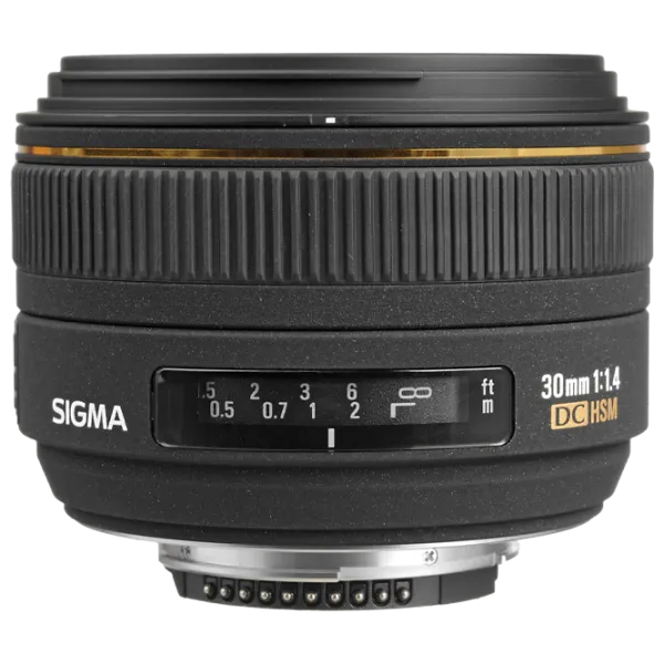 Obiectiv Sigma AF 30mm f/ 1.4 EX DC HSM F/ Nik Black photo 2