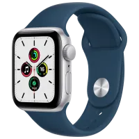 Ceas inteligent Apple Watch SE + GPS MKNY3/ Silver/ Abyss Blue Sport photo 2