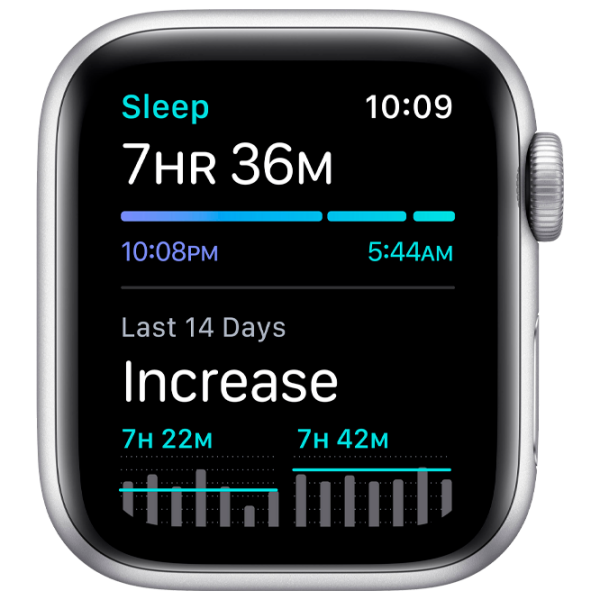 Умные часы Apple Watch SE + GPS MKNY3/ Серебристый/ Abyss Blue Sport photo 4 Умные часы Apple Watch SE + GPS MKNY3/ Серебристый/ Abyss Blue Sport photo 4