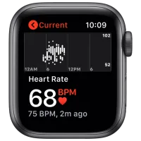 Ceas inteligent Apple Watch SE + GPS MKQ13/ Gray/ Midnight Sport photo 4