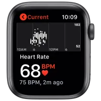 Ceas inteligent Apple Watch SE + GPS MKQ63/ Gray/ Midnight Sport photo 4