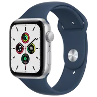 Ceas inteligent Apple Watch SE + GPS MKQ43/ Silver/ Abyss Blue Sport photo 2