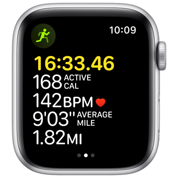 Умные часы Apple Watch SE + GPS MKQ43/ Серебристый/ Abyss Blue Sport photo 3 Умные часы Apple Watch SE + GPS MKQ43/ Серебристый/ Abyss Blue Sport photo 3