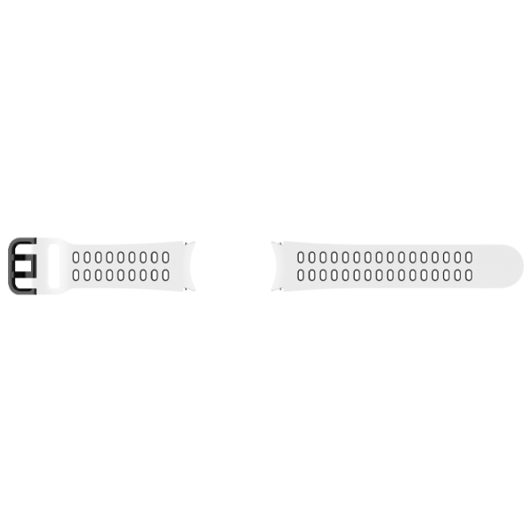 Ремень Samsung Galaxy Watch 4 ET-SXR86S Силикон/ 20 мм/ Белый Черный photo 2