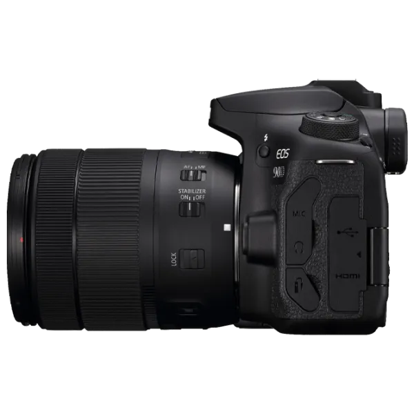 Фотоаппарат Canon EOS 90D Kit CMOS/ Черный photo 2 Фотоаппарат Canon EOS 90D Kit CMOS/ Черный photo 2