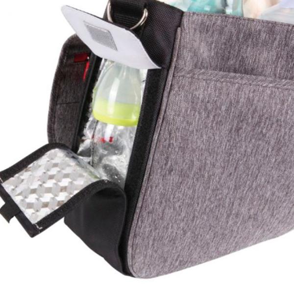 Сумка для мам Lorelli Envelope (10040150003) Текстиль/ Серый photo 2 Сумка для мам Lorelli Envelope (10040150003) Текстиль/ Серый photo 2