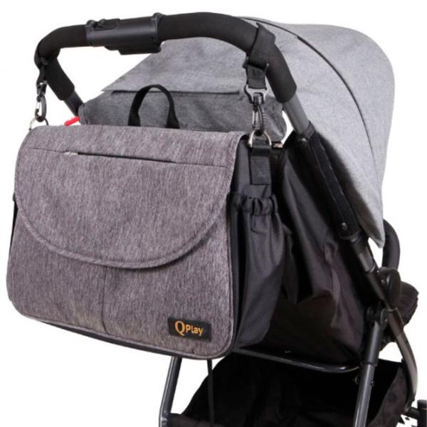 Сумка для мам Lorelli Envelope (10040150003) Текстиль/ Серый photo 3 Сумка для мам Lorelli Envelope (10040150003) Текстиль/ Серый photo 3