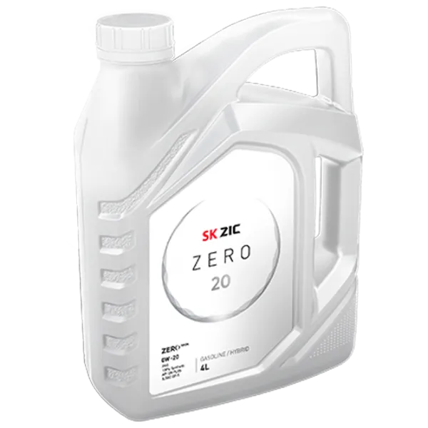 Моторное масло ZIC ZERO 20 0W-20 4 л синтетическое photo 2