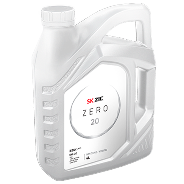 Моторное масло ZIC ZERO 20 0W-20 4 л синтетическое photo 2