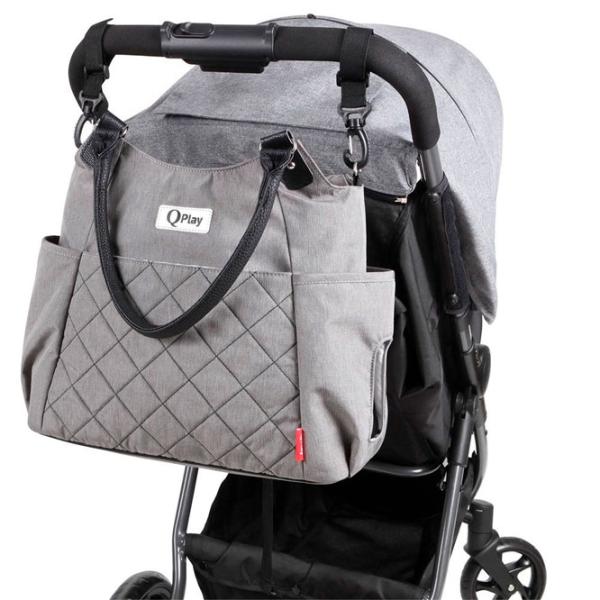Geantă pentru mămici Lorelli Tote (10040140002) Țesătură/ Black photo 3