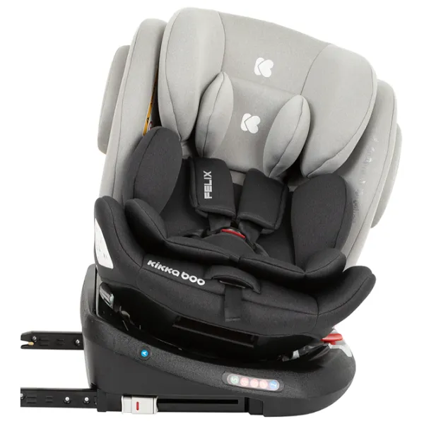 Детское автокресло Kikka Boo Felix  0 месяцев - 12 лет / 36 кг / Светло Серый photo 7