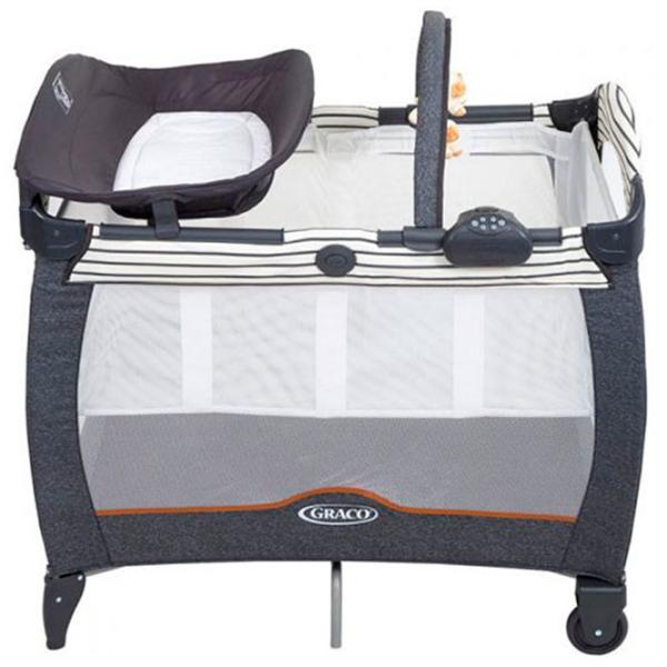 Pat pentru copii Graco Contour Electra Breton Stripe (G9D80BTSEU) 0 luni - 3 ani/ Gray photo 2