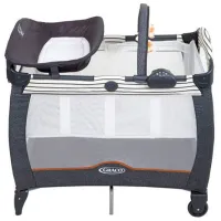 Детская кровать Graco Contour Electra Breton Stripe (G9D80BTSEU) 0 месяцев - 3 года/ Серый photo 2