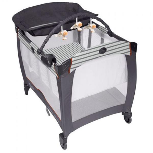 Pat pentru copii Graco Contour Electra Breton Stripe (G9D80BTSEU) 0 luni - 3 ani/ Gray photo 3