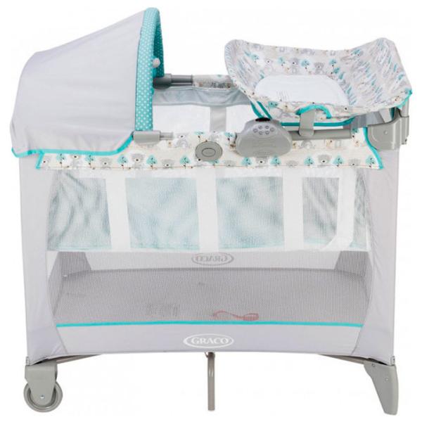 Pat pentru copii Graco Classic Electra Buddy Bear (G9E91BDDU) 0 luni - 3 ani/ Light Gray photo 2