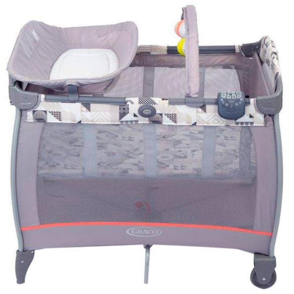 Pat pentru copii Graco Contour Electra PatchWork (G9D899PWGEU) 0 luni - 3 ani/ Gray photo 2