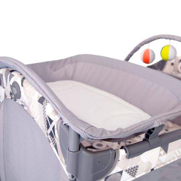Pat pentru copii Graco Contour Electra PatchWork (G9D899PWGEU) 0 luni - 3 ani/ Gray photo 6