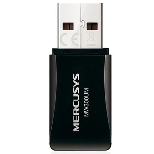 Сетевой адаптер Mercusys MW300UM Черный photo 2