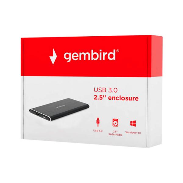 Внешний корпус для HDD Gembird EE2-U3S-4 USB 2.0/ Черный photo 6