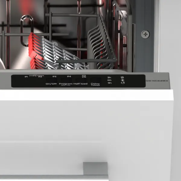 Посудомоечная машина SHARP QW-NS14I49EX-EU Узкая/ Белый photo 5