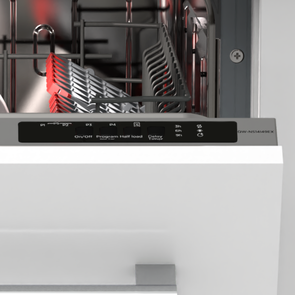 Посудомоечная машина SHARP QW-NS14I49EX-EU Узкая/ Белый photo 5