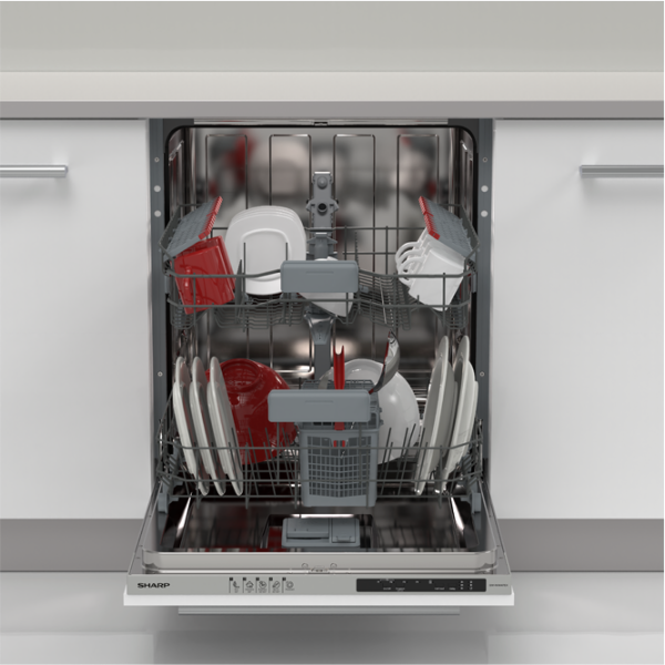 Посудомоечная машина SHARP QW-NI14I47EX-EU Полногабаритная/ Белый photo 2