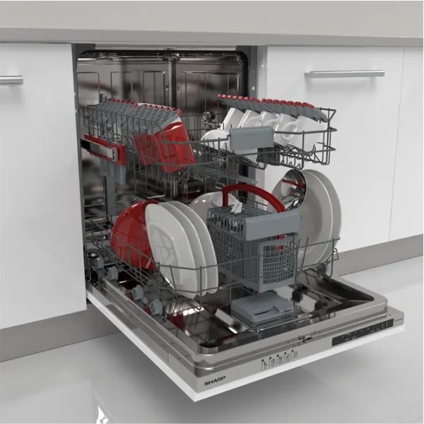 Посудомоечная машина SHARP QW-NI14I47EX-EU Полногабаритная/ Белый photo 3