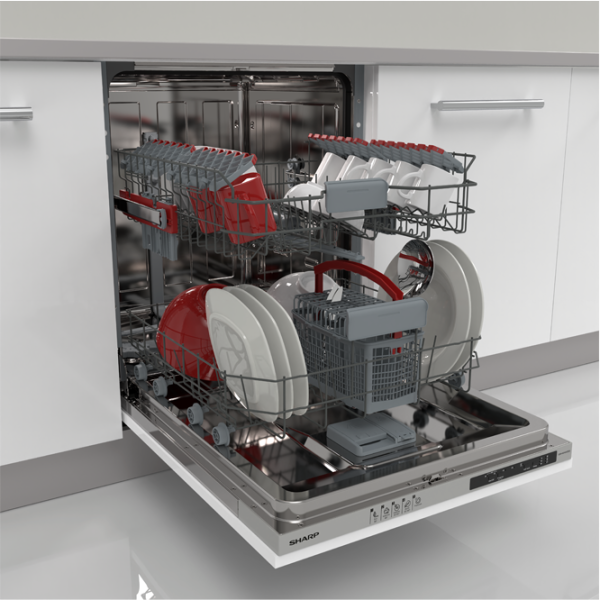 Посудомоечная машина SHARP QW-NI14I47EX-EU Полногабаритная/ Белый photo 3