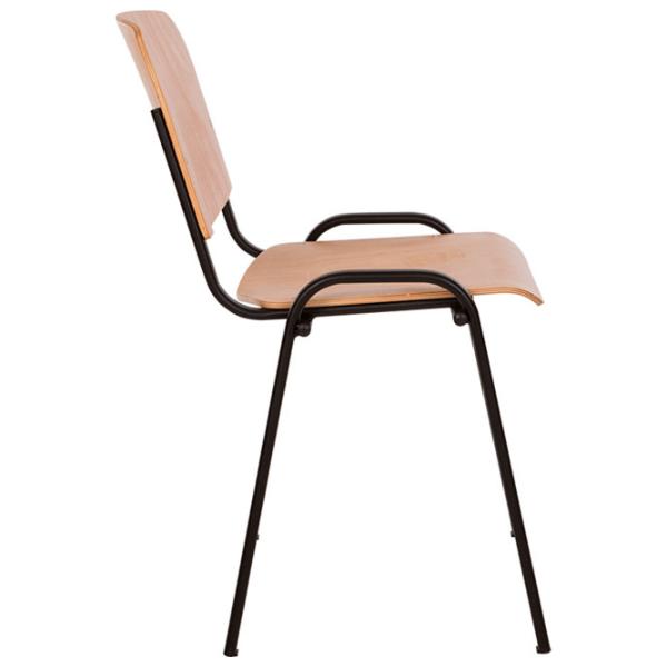 Scaun de birou DecoPrim ISO WOOD Beige photo 2