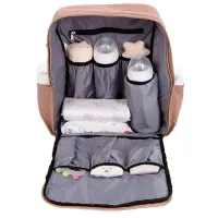 Geantă pentru mămici Kikka Boo Ivy Poliester/ Beige photo 4