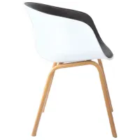 Scaun de birou DecoPrim Cortez White Gray photo 3