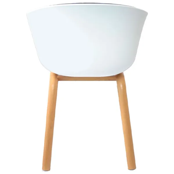 Scaun de birou DecoPrim Cortez White Gray photo 4 Scaun de birou DecoPrim Cortez White Gray photo 4