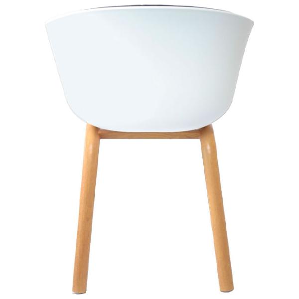 Scaun de birou DecoPrim Cortez White Gray photo 4 Scaun de birou DecoPrim Cortez White Gray photo 4