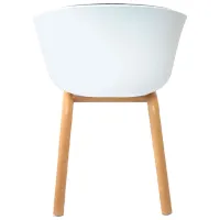 Scaun de birou DecoPrim Cortez White Gray photo 4