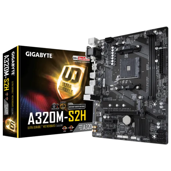 Placă de bază Gigabyte A320M-S2H 3.1 mATX/ AMD A320 photo 5
