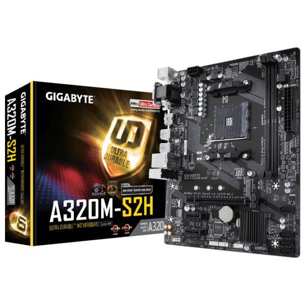 Placă de bază Gigabyte A320M-S2H 3.1 mATX/ AMD A320 photo 5