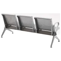 Scaune pentru sala de așteptare DecoPrim Terminal M3 Silver photo 3