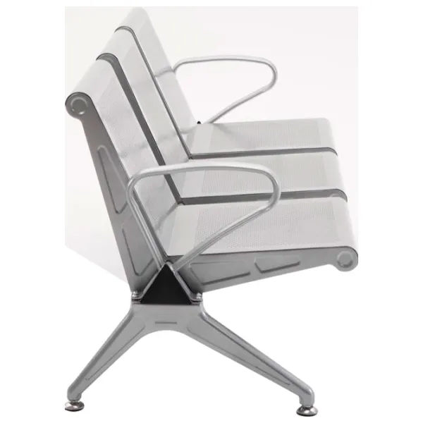 Кресла для залов ожидания DecoPrim Terminal M3 Серебристый photo 4