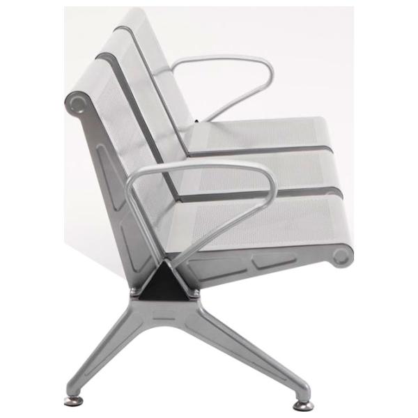 Кресла для залов ожидания DecoPrim Terminal M3 Серебристый photo 4