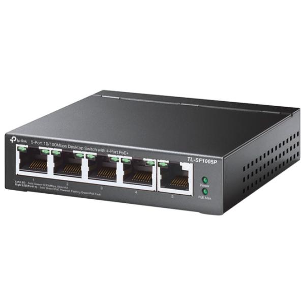 Switch TP-Link TL-SF1005P Черный photo 2