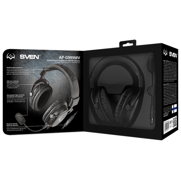 Наушники Sven AP-G999MV Черный Проводная/ Игровой photo 6 Наушники Sven AP-G999MV Черный Проводная/ Игровой photo 6