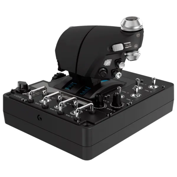 Джойстик Logitech X56 H.O.T.A.S Flight Simulator Проводная/ buttons/ Черный photo 4